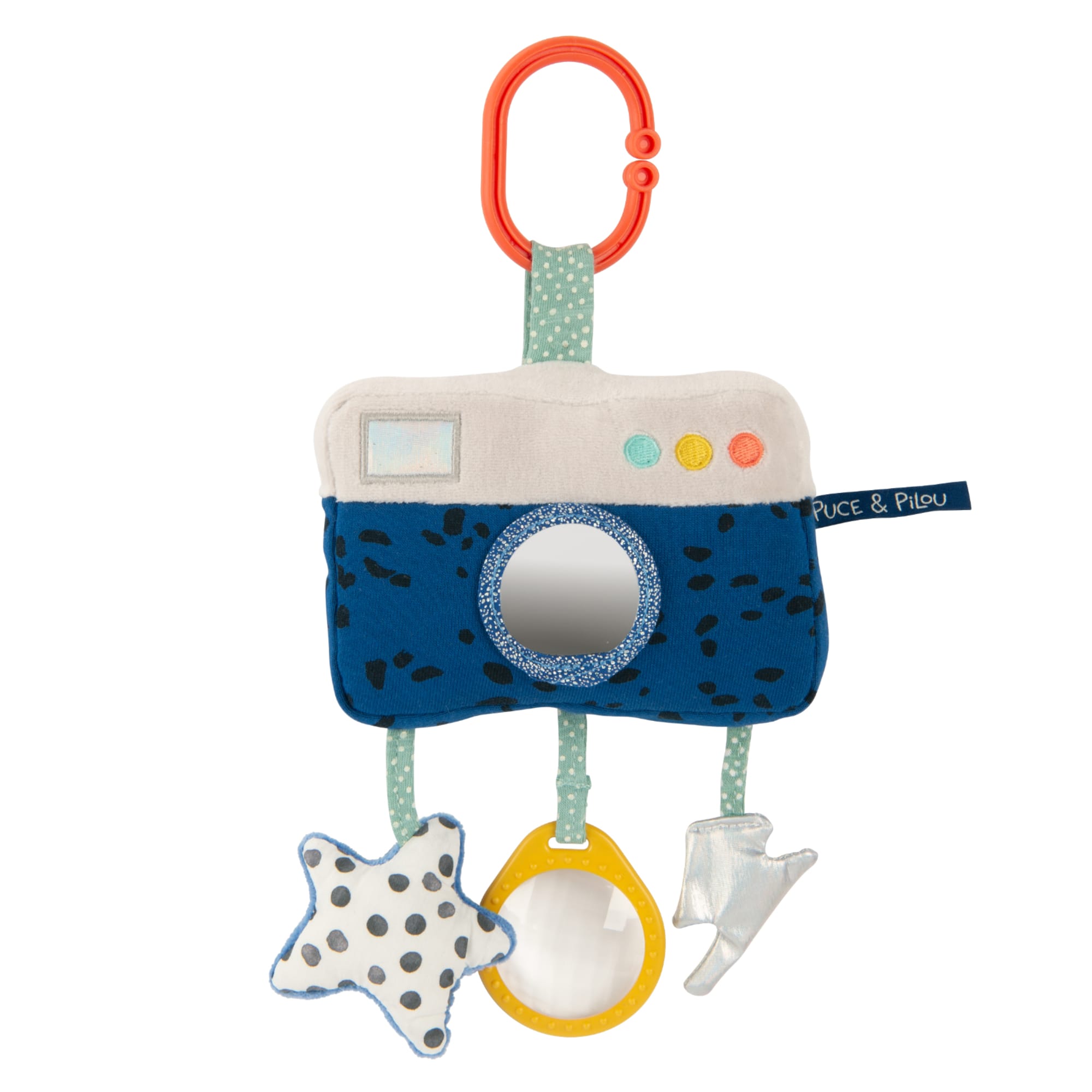Hanging Camera Rattle and Activities 