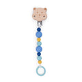 Wooden and silicone pacifier holder Hamster