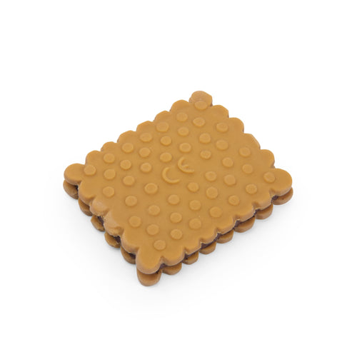 Rubber Teething Ring, Biscuit
