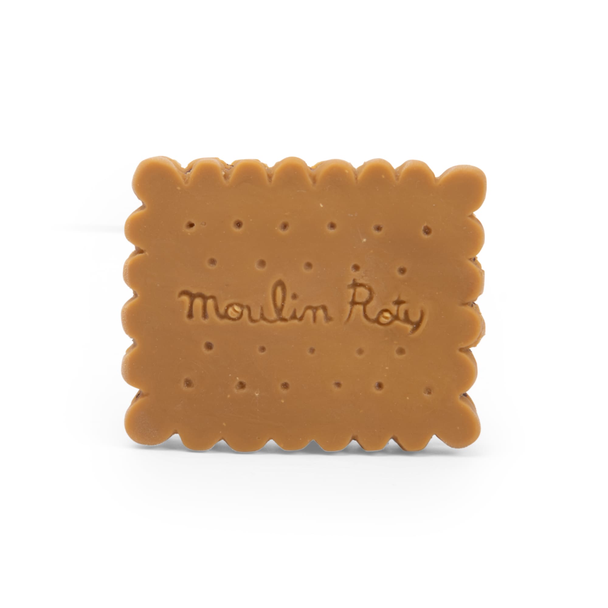 Rubber Teething Ring, Biscuit