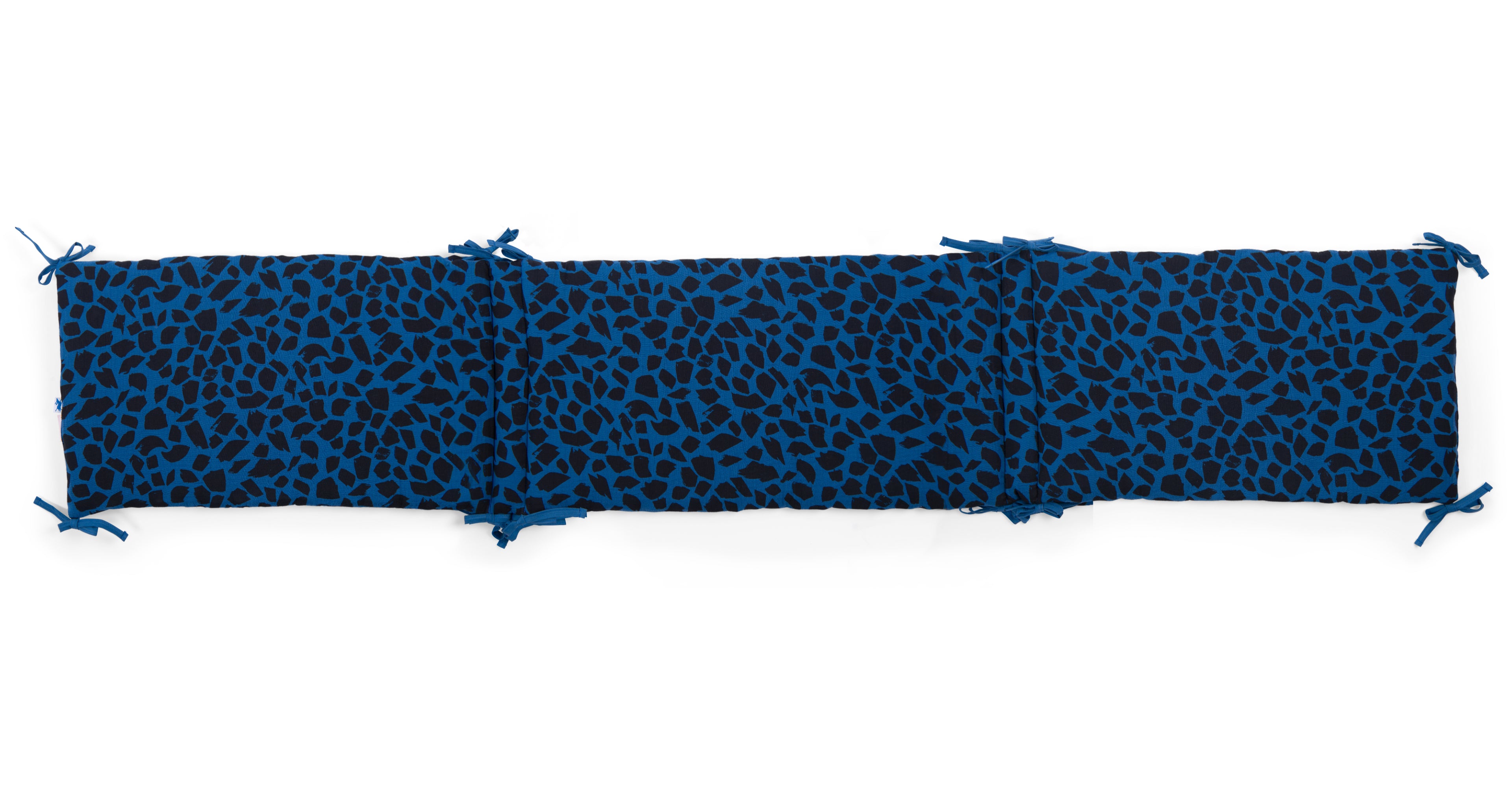 Cot bumper 180x33, Blue