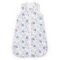 Summer sleeping bag muslin cotton 70cm, Blue dogs