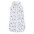 Summer sleeping bag muslin cotton 90cm, Blue dogs