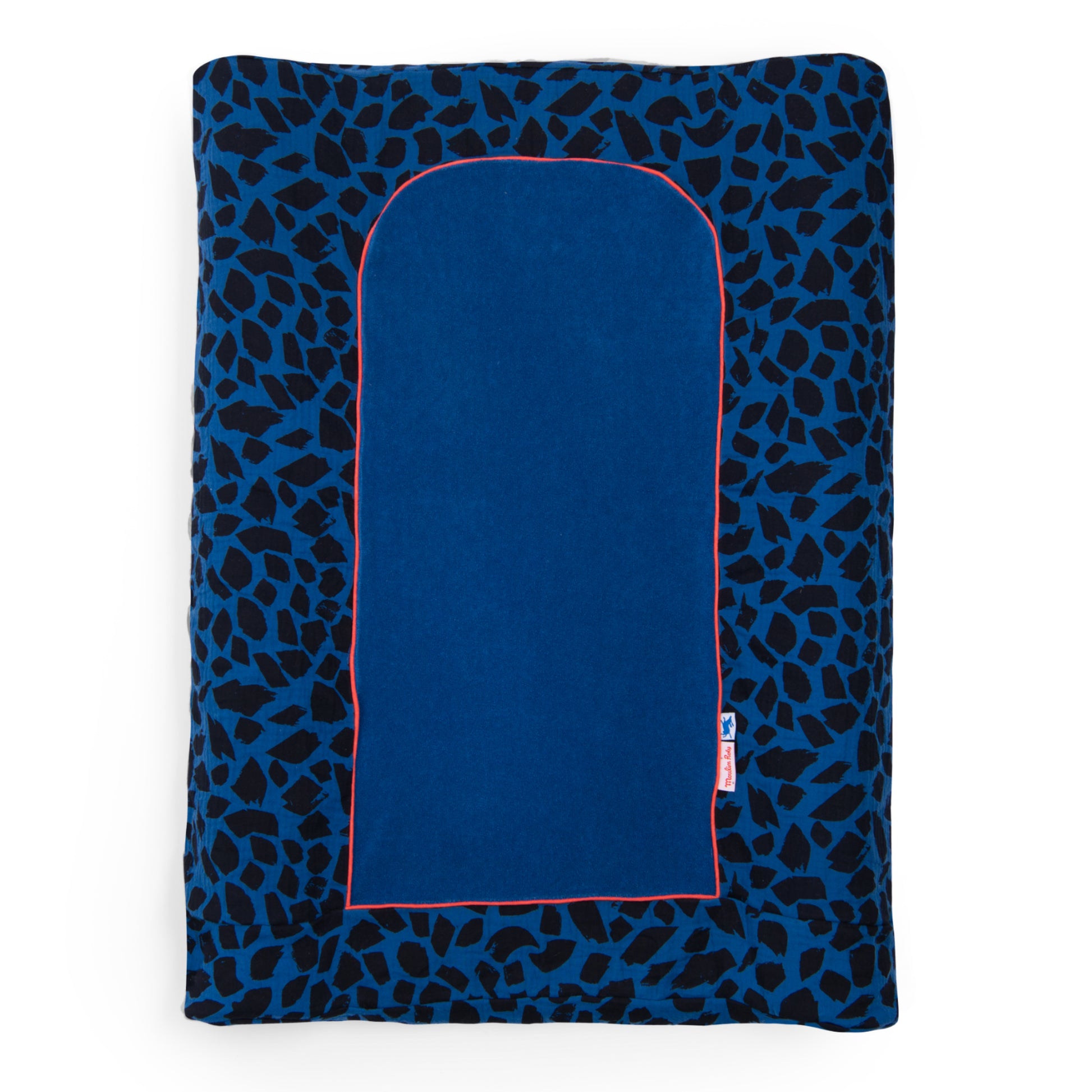 Fasciatoio, materasso e fodera cotone, Blu