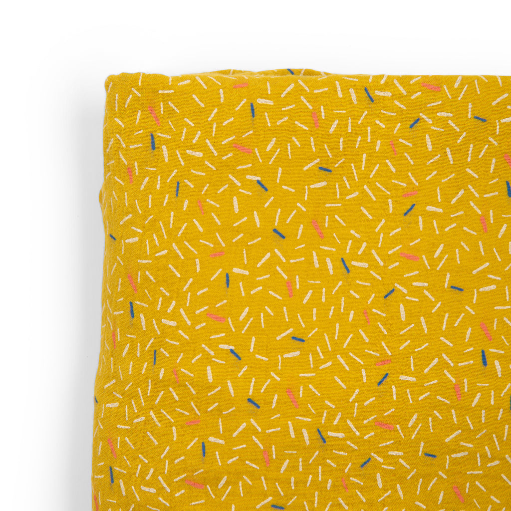 Lenzuolo sotto con angoli cotone 70x140cm Giallo