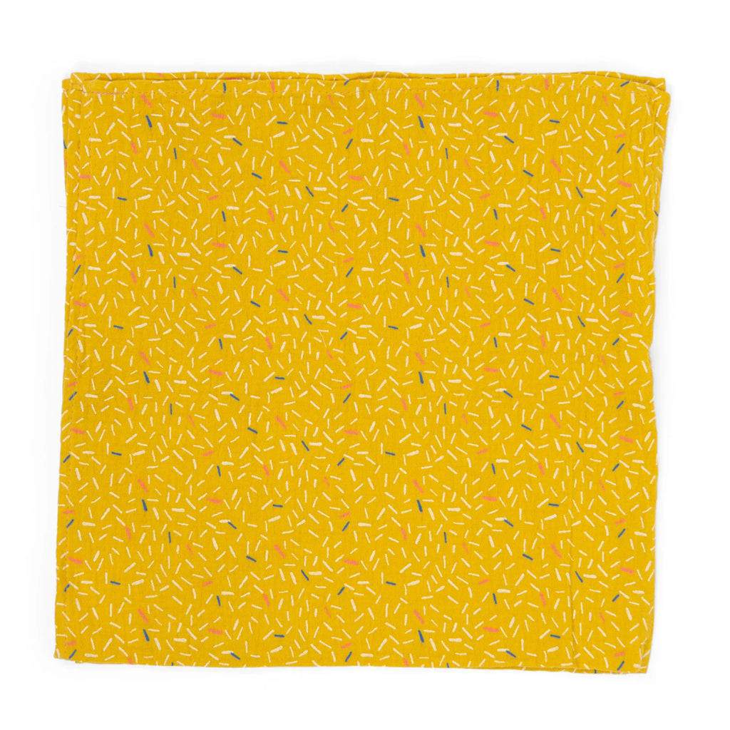 Set 3 organic cotton muslin cloths, Puce et Pilou