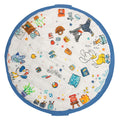 Play mat and toy storage bag, Puce and Pilou