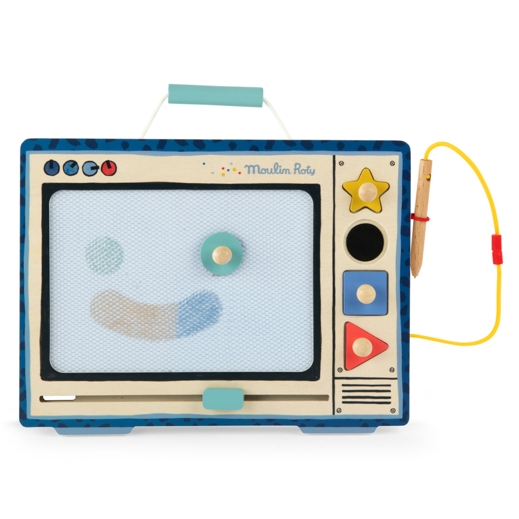 Wooden magic slate, TV