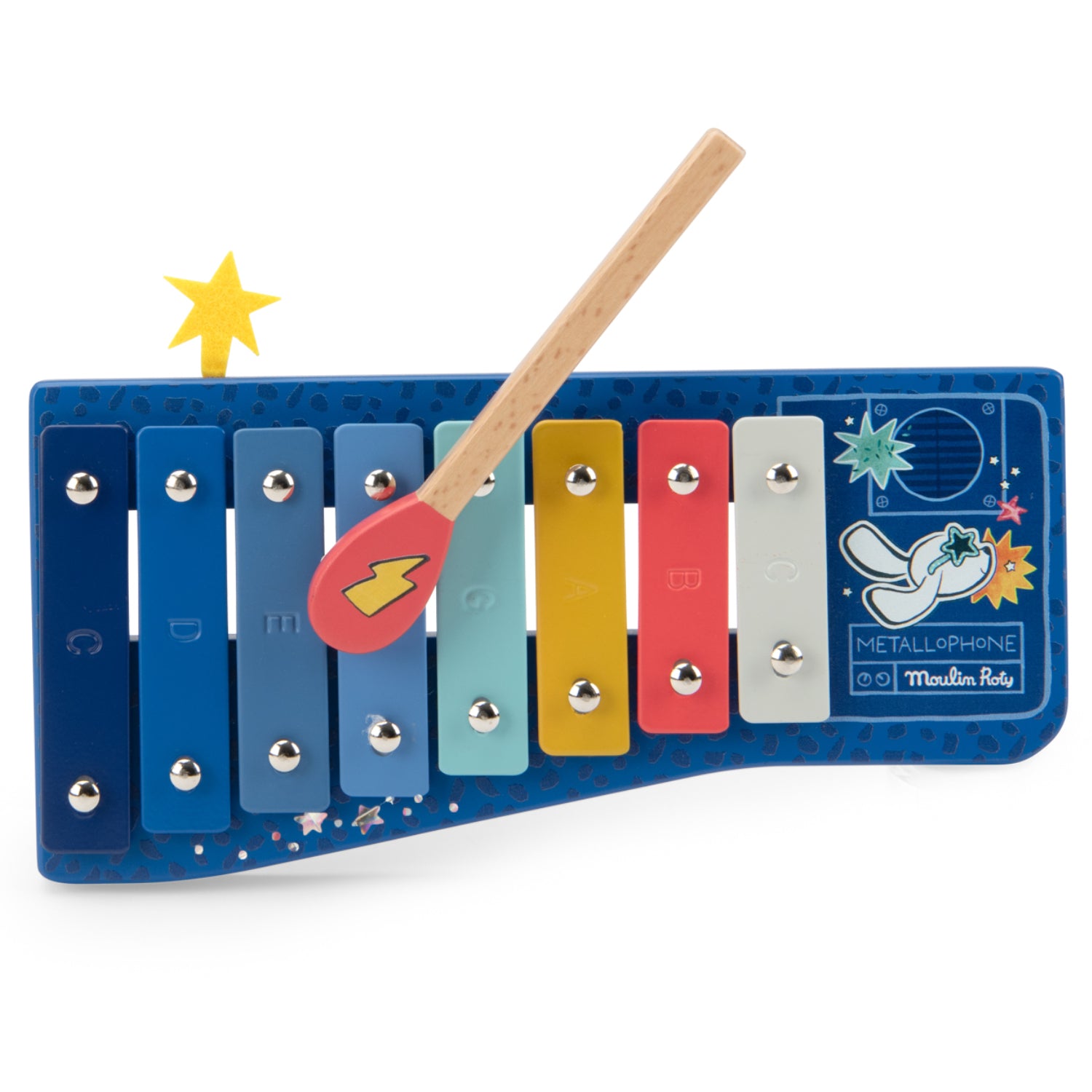 Wooden metallophone, Puce and Pilou