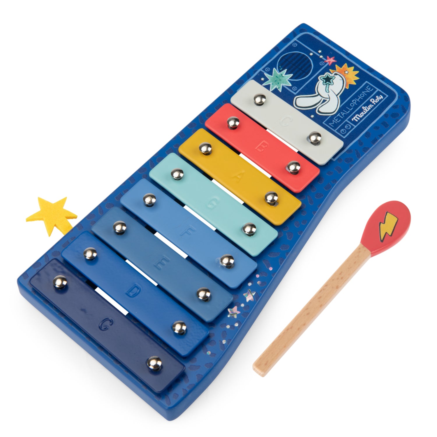 Wooden metallophone, Puce and Pilou