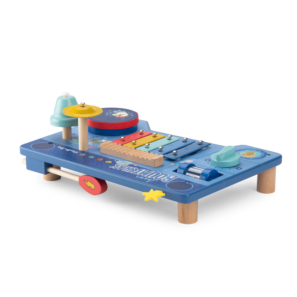 Wooden multi-activity music table