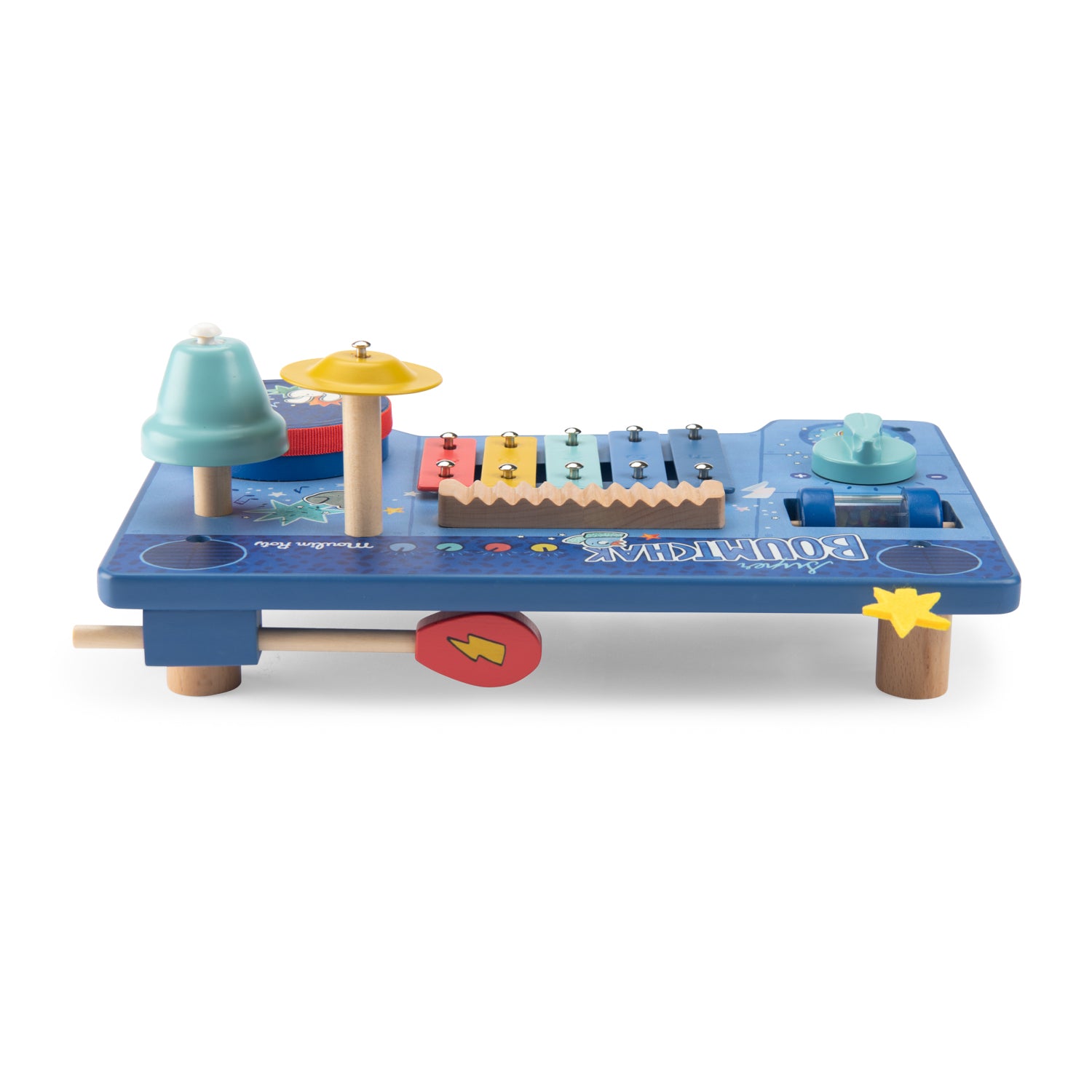Wooden multi-activity music table