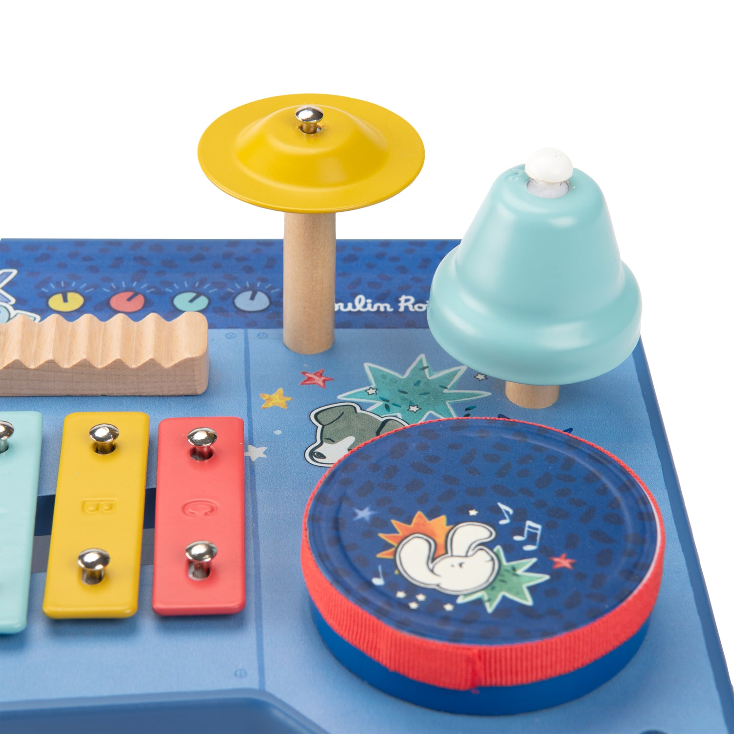 Wooden multi-activity music table
