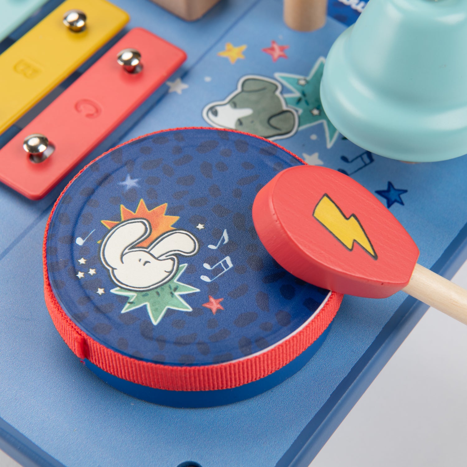 Wooden multi-activity music table