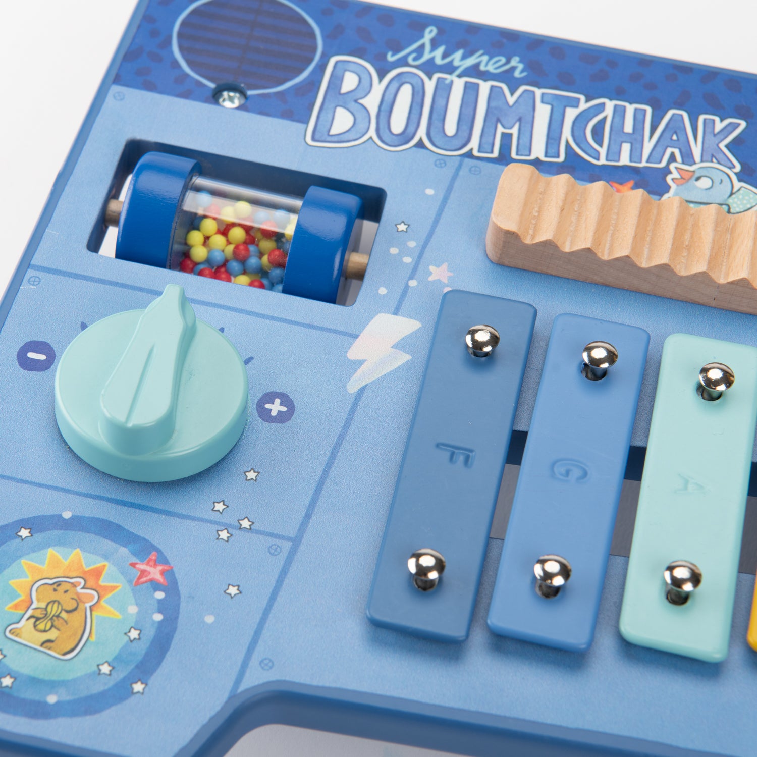 Wooden multi-activity music table