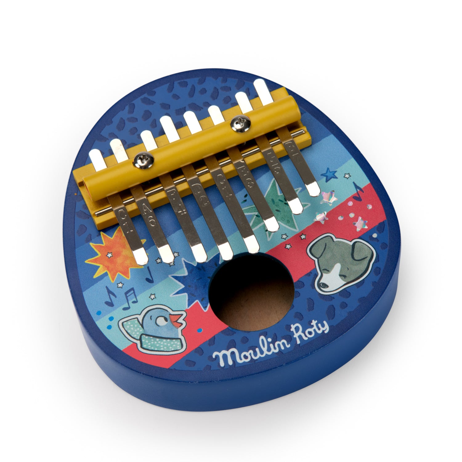 Wooden Kalimba, Puce and Pilou