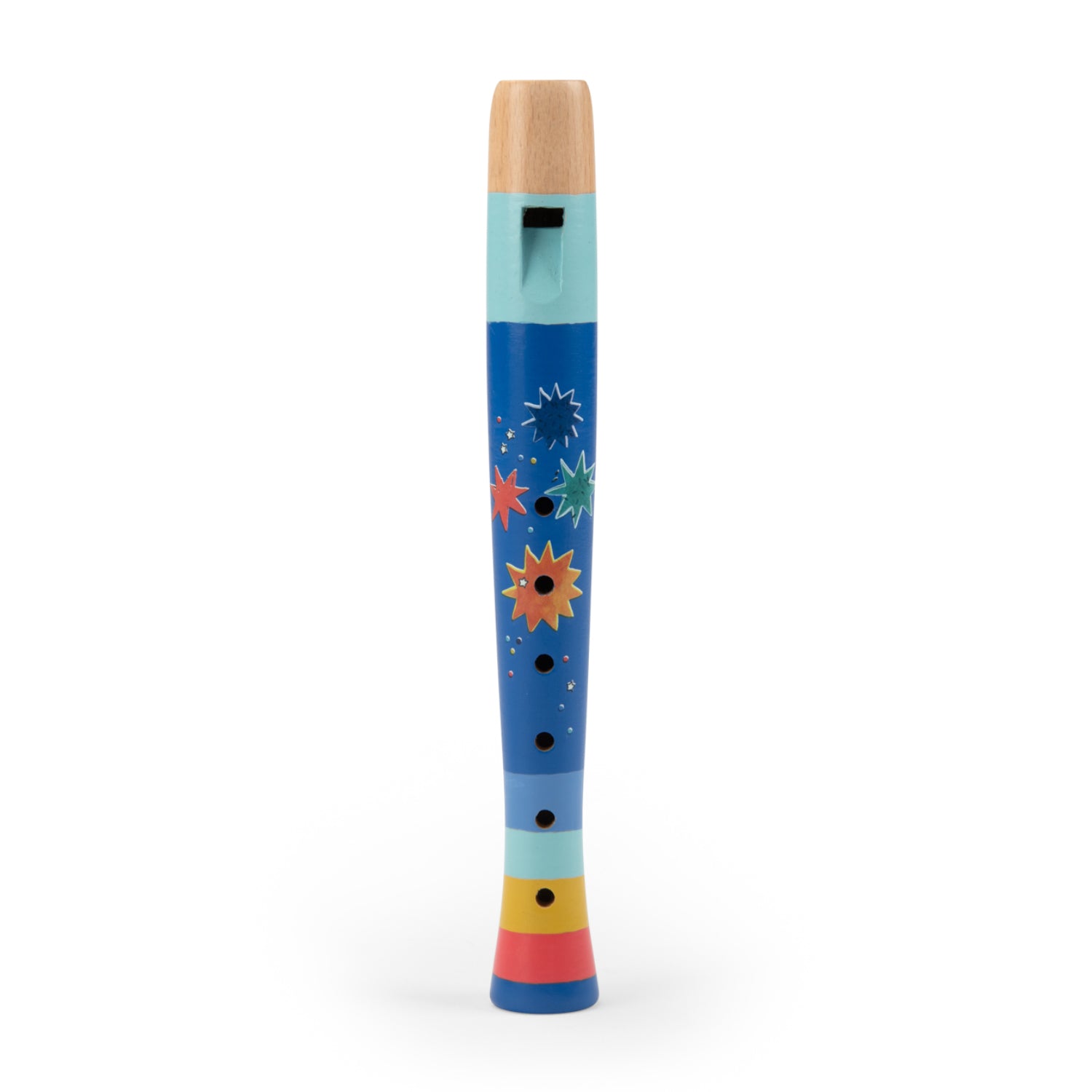 Wooden flute for children, Puce and Pilou