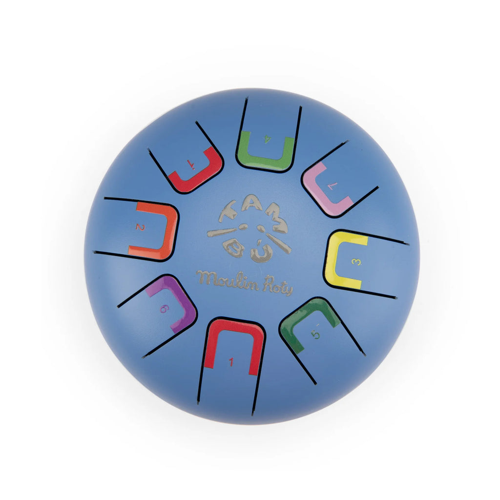 Tambour à languettes Tambù petit bleu – Puce & Pilou