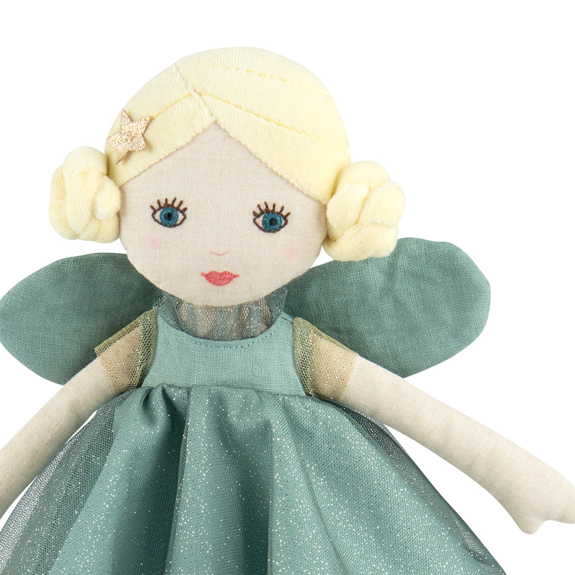 Fairy in fabric green, Ondine