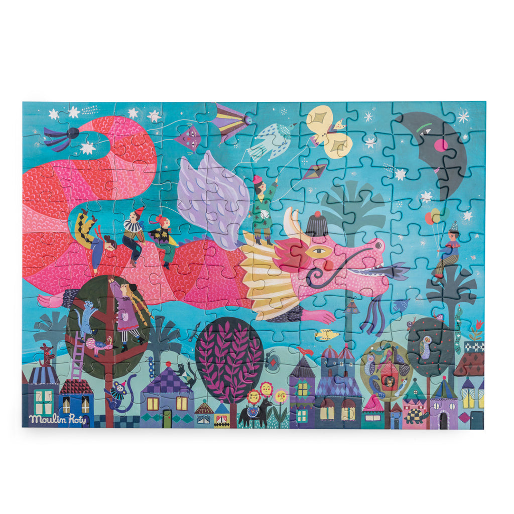 Puzzle Il drago e la luna, 100 pezzi