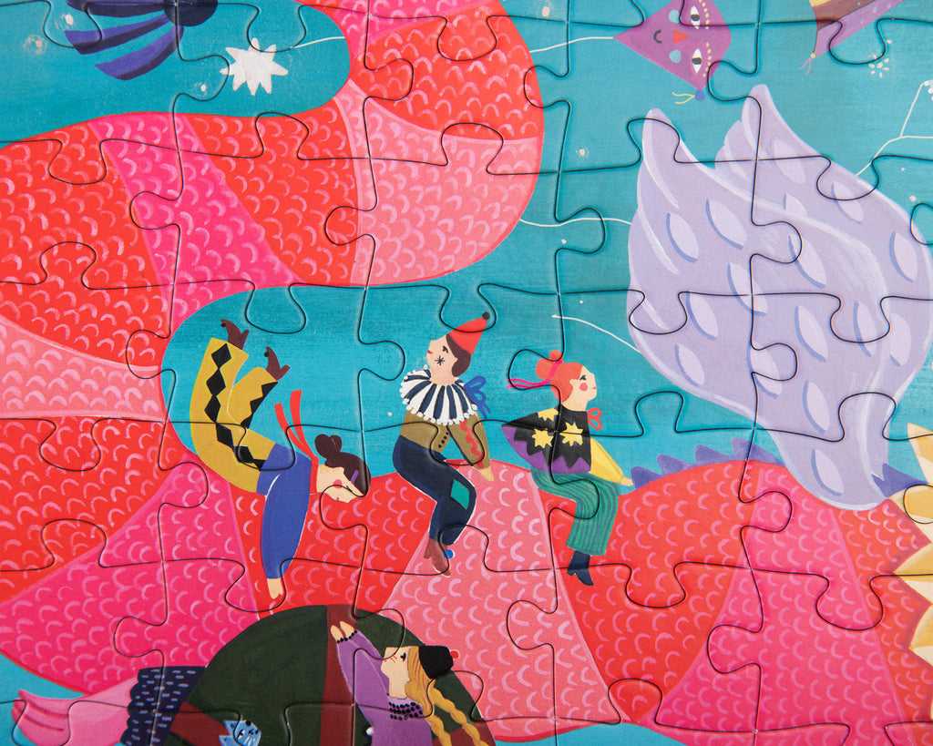 Puzzle Il drago e la luna, 100 pezzi