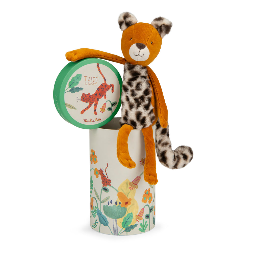 Taïgo leopard doll (in box)