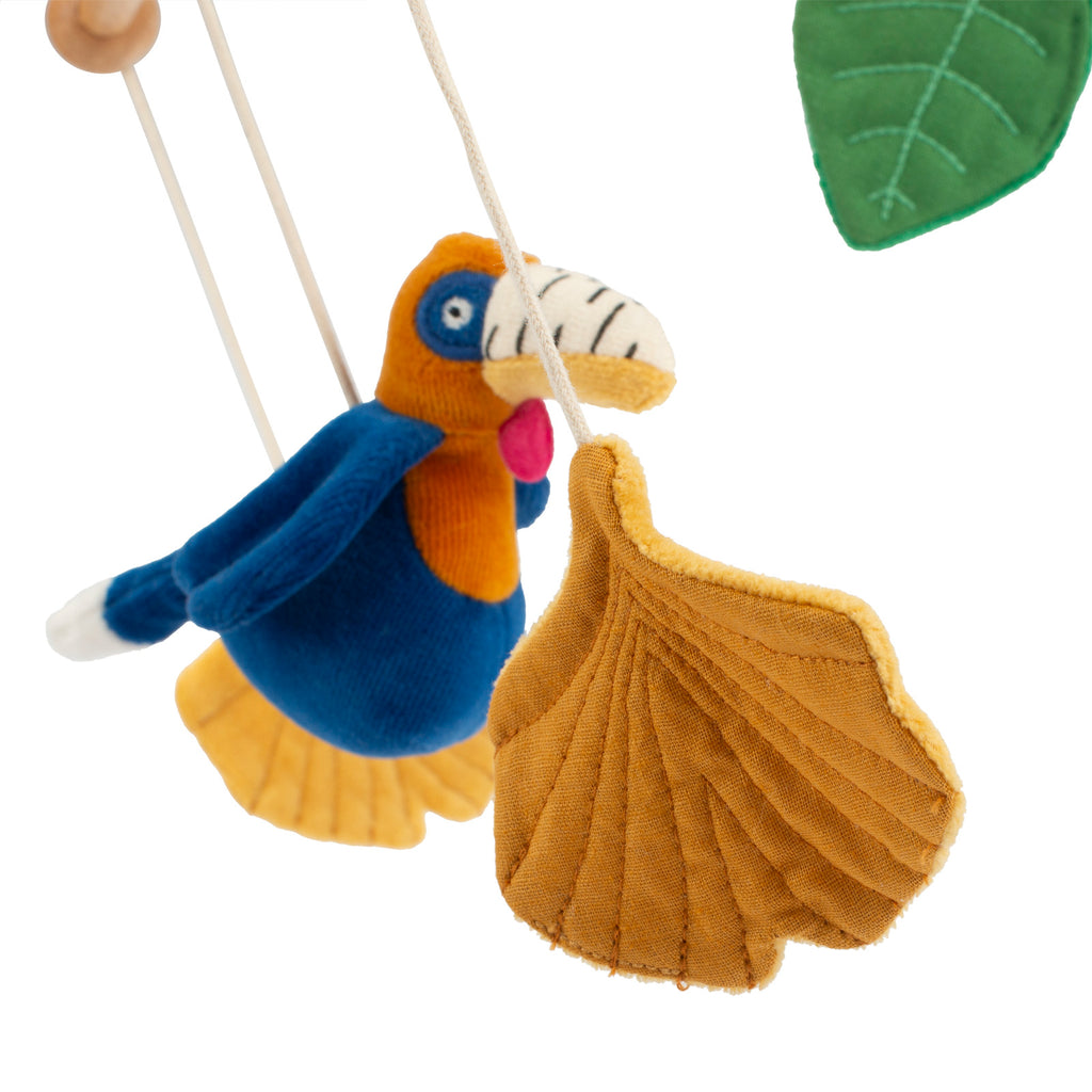 Mobile musical pour lit bébé, La forêt Mawa