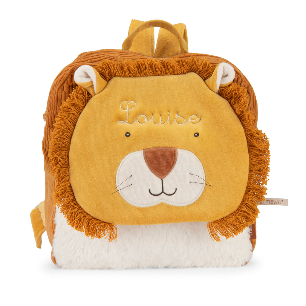 Sac à dos souple jaune, lion Mamba