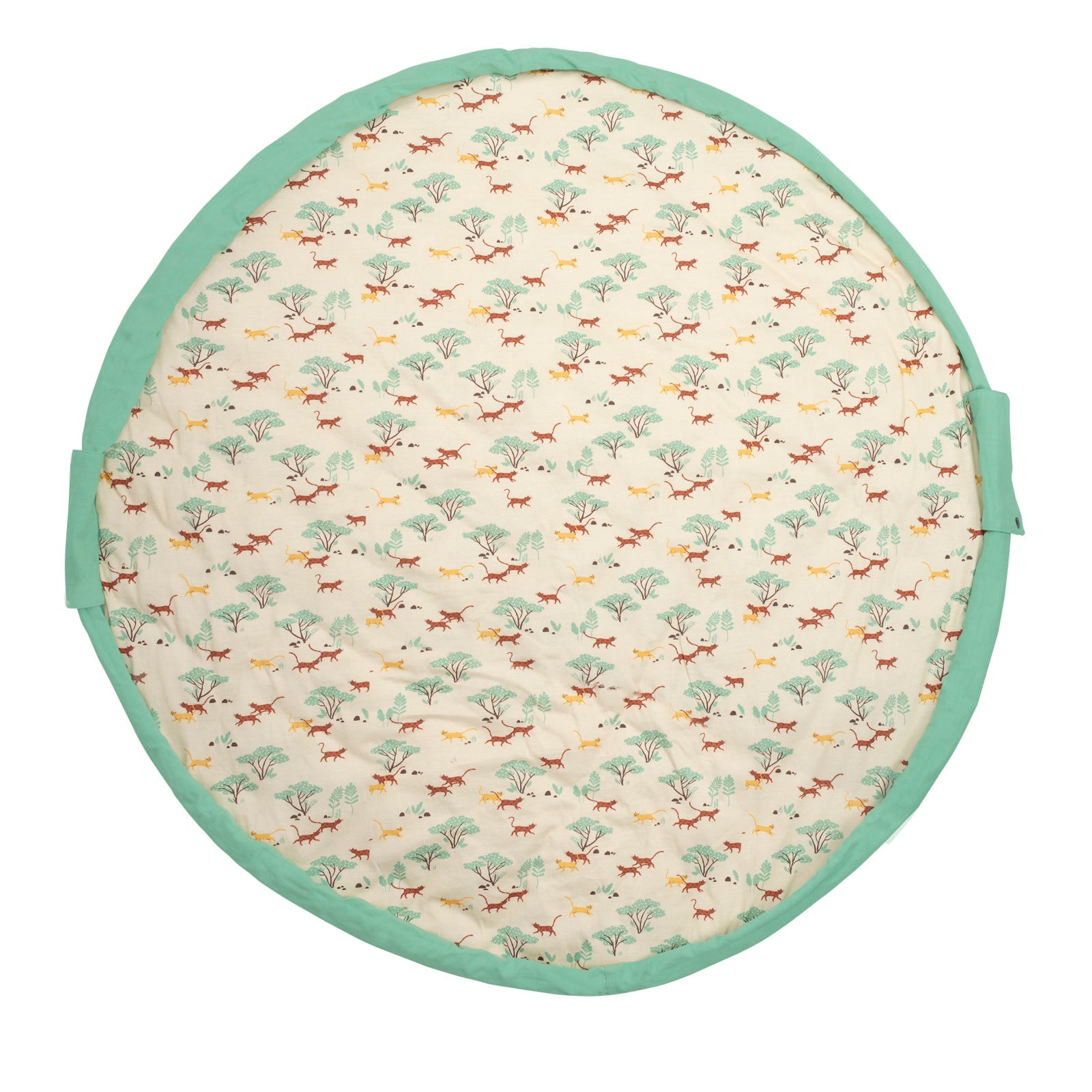 Tappeto da gioco e sacco porta giochi, La foresta Mawa