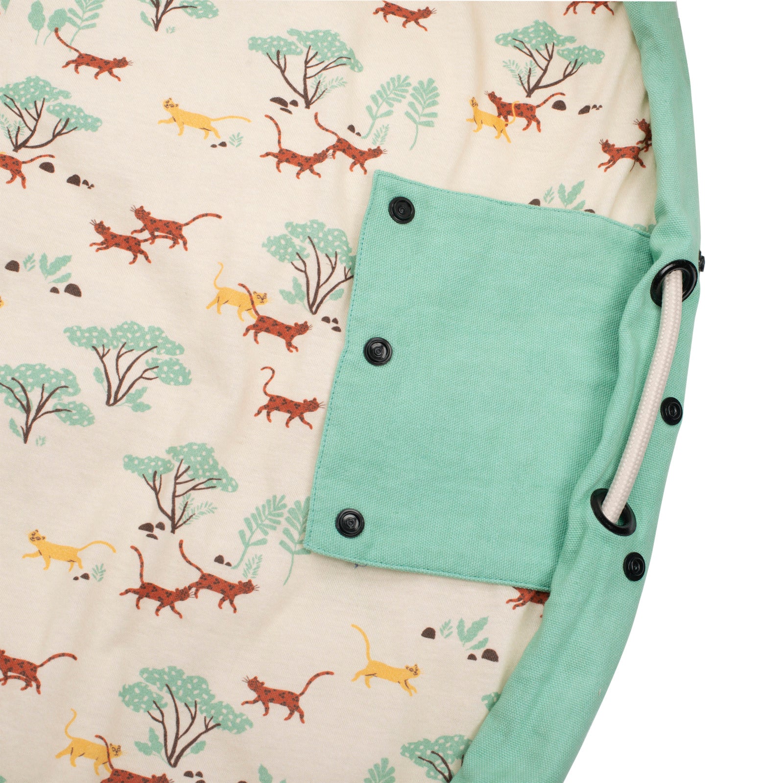 Tappeto da gioco e sacco porta giochi, La foresta Mawa