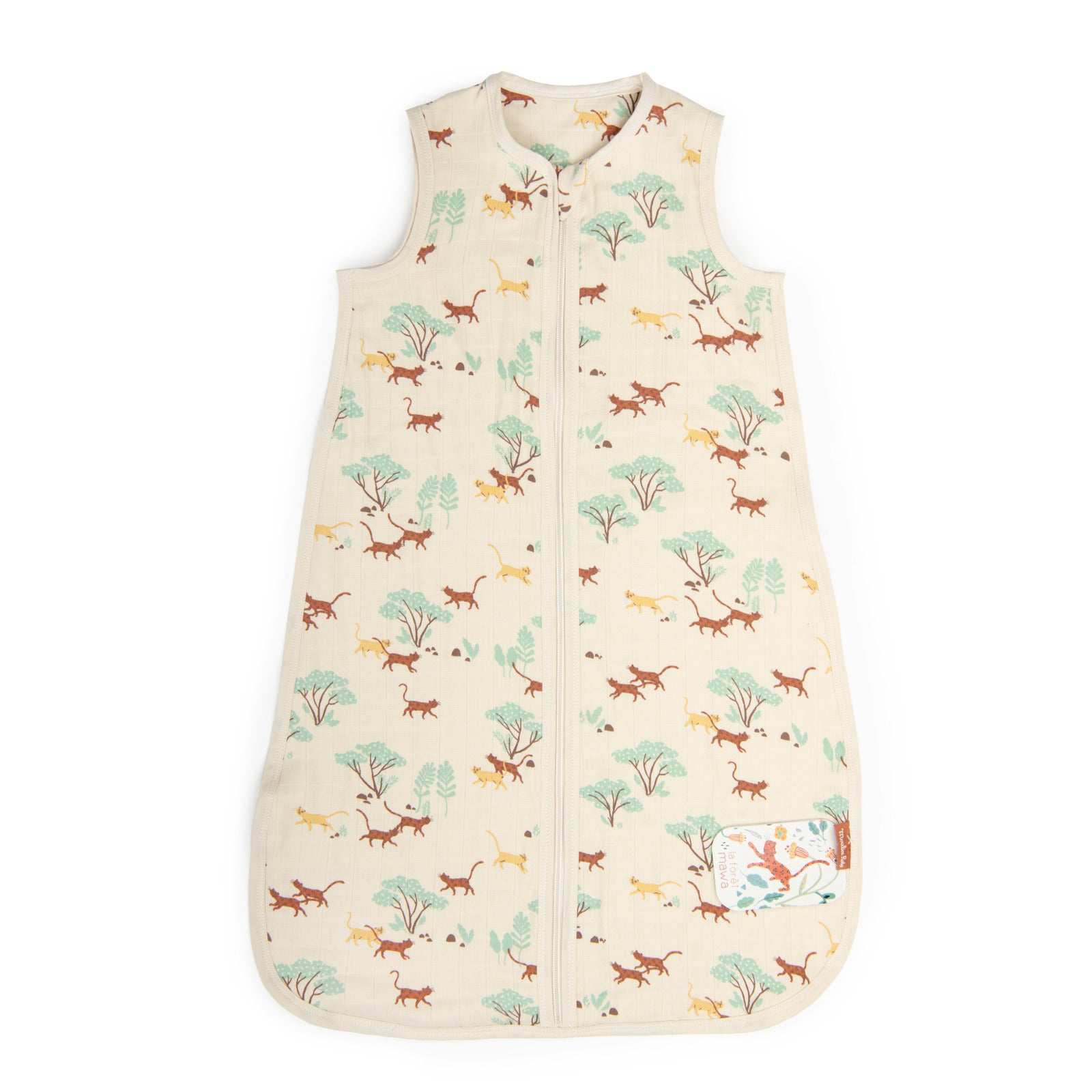 Sacco nanna estivo mussola cotone, La foresta Mawa