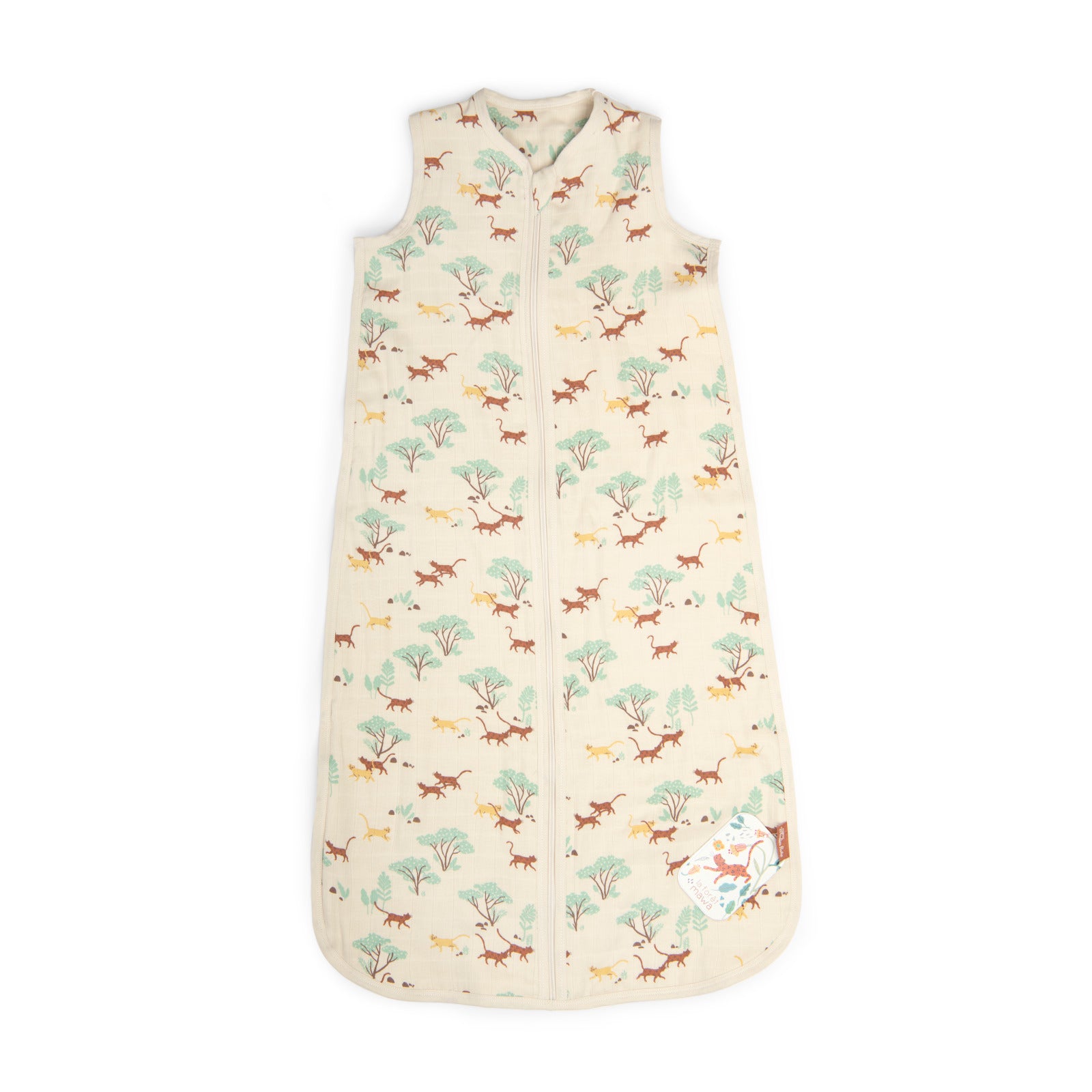 Sacco nanna estivo mussola cotone, La foresta Mawa