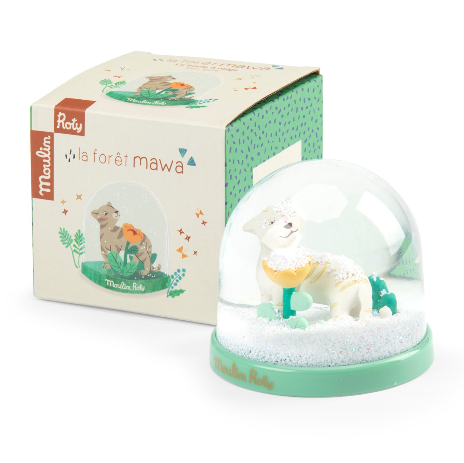 Snow globe leopard Baboo