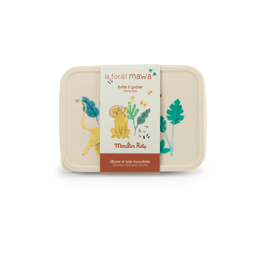 Boîte à goûter en inox, La forêt Mawa