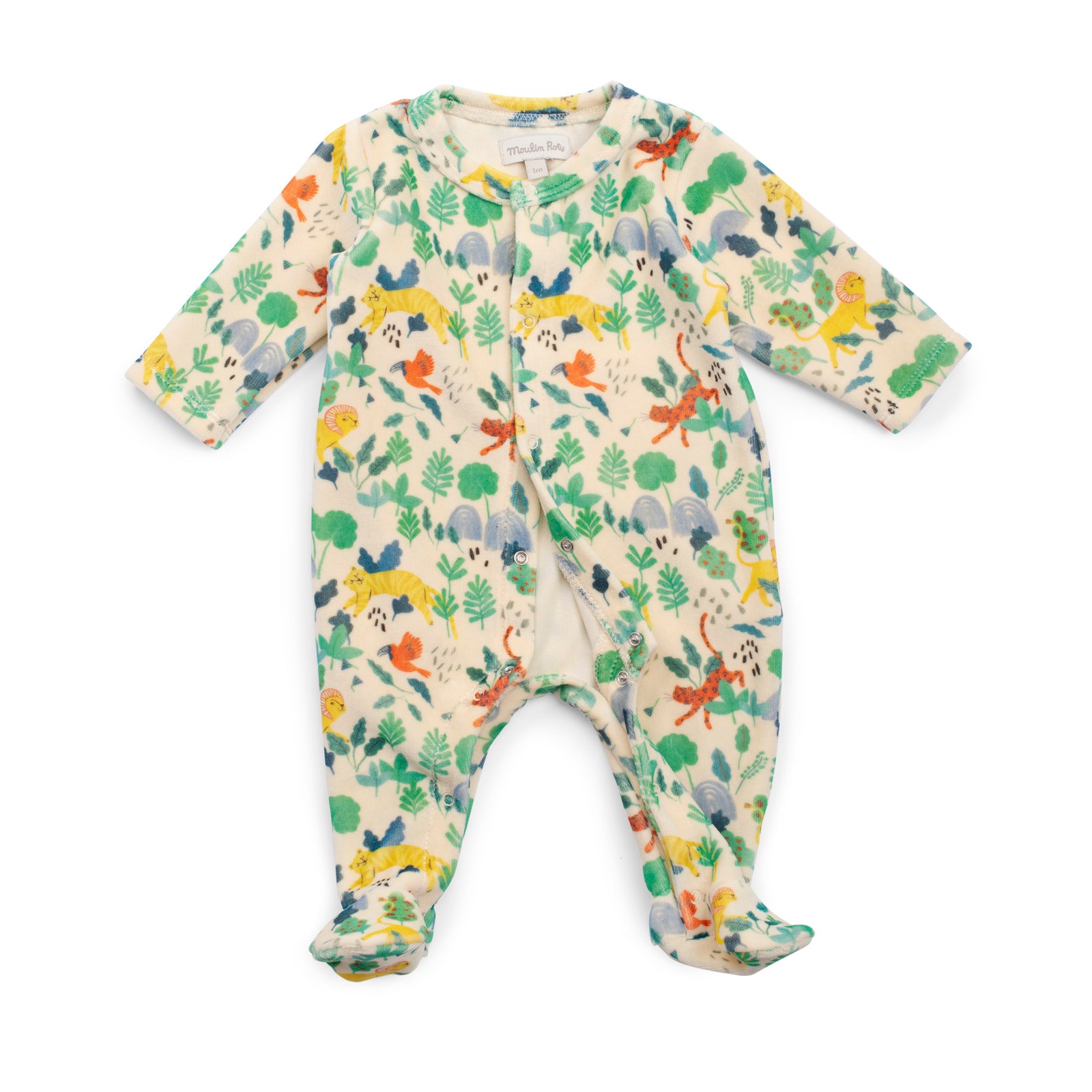 Velvet sleepsuit, The Mawa Forest