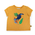 Toucan yellow slub jersey T-shirt, Nil