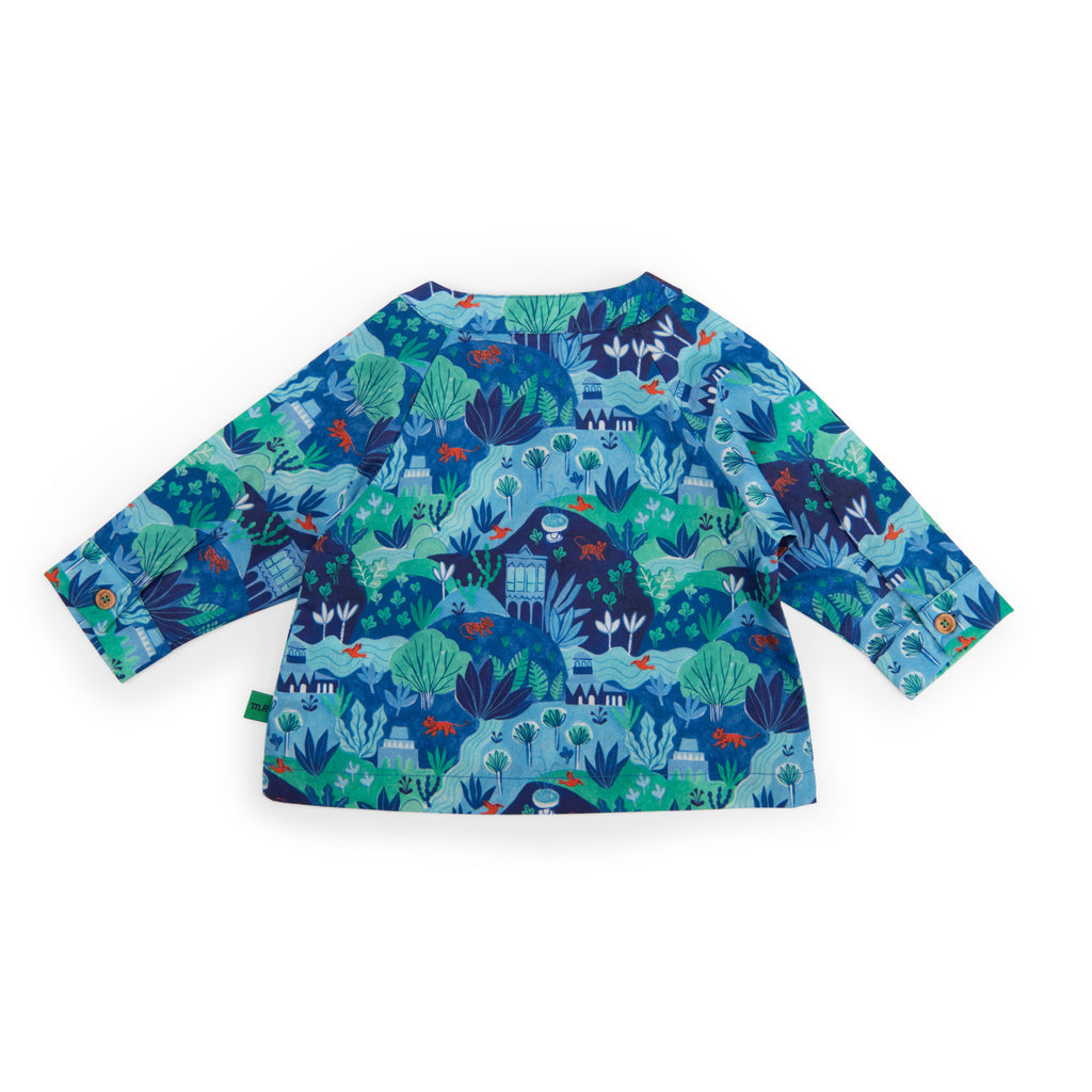 Poplin shirt enchanted city print, Nelly