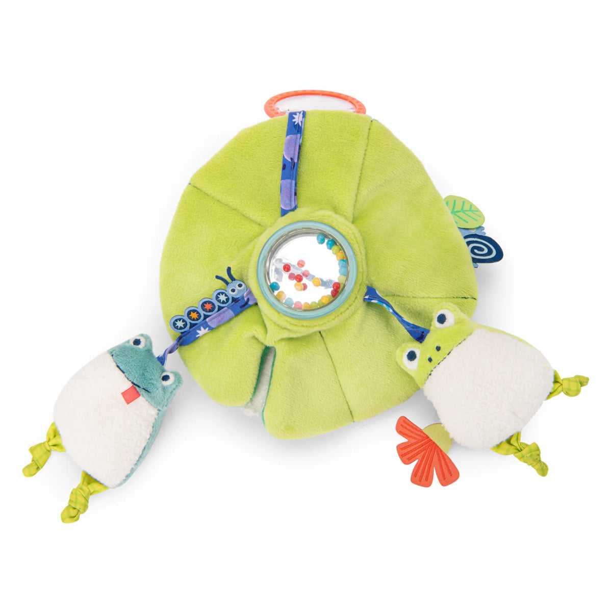 Water lily hanging activity toy