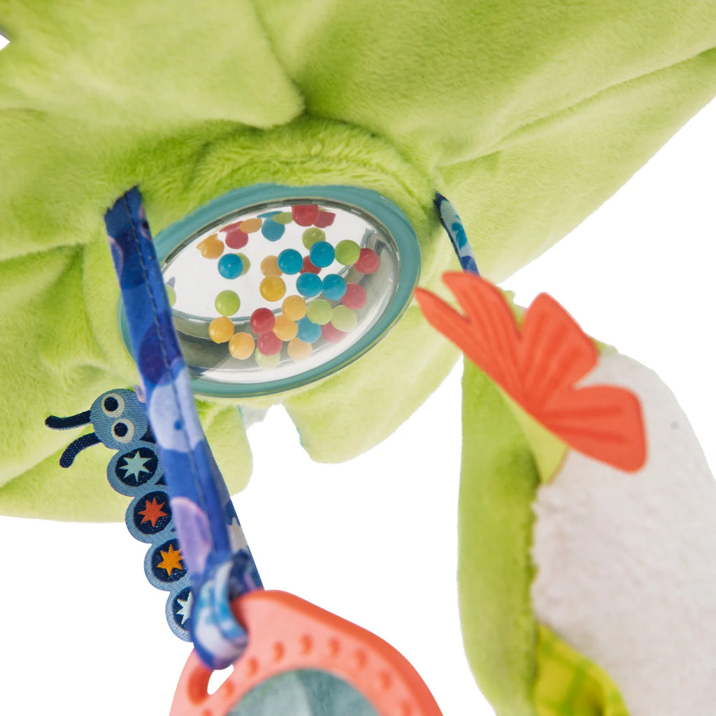 Water lily hanging activity toy