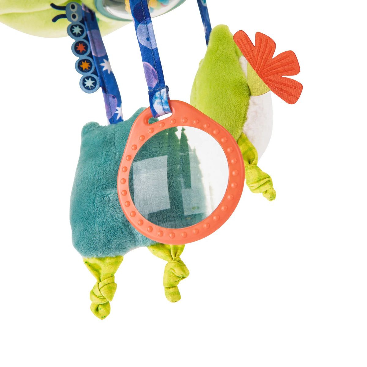 Water lily hanging activity toy