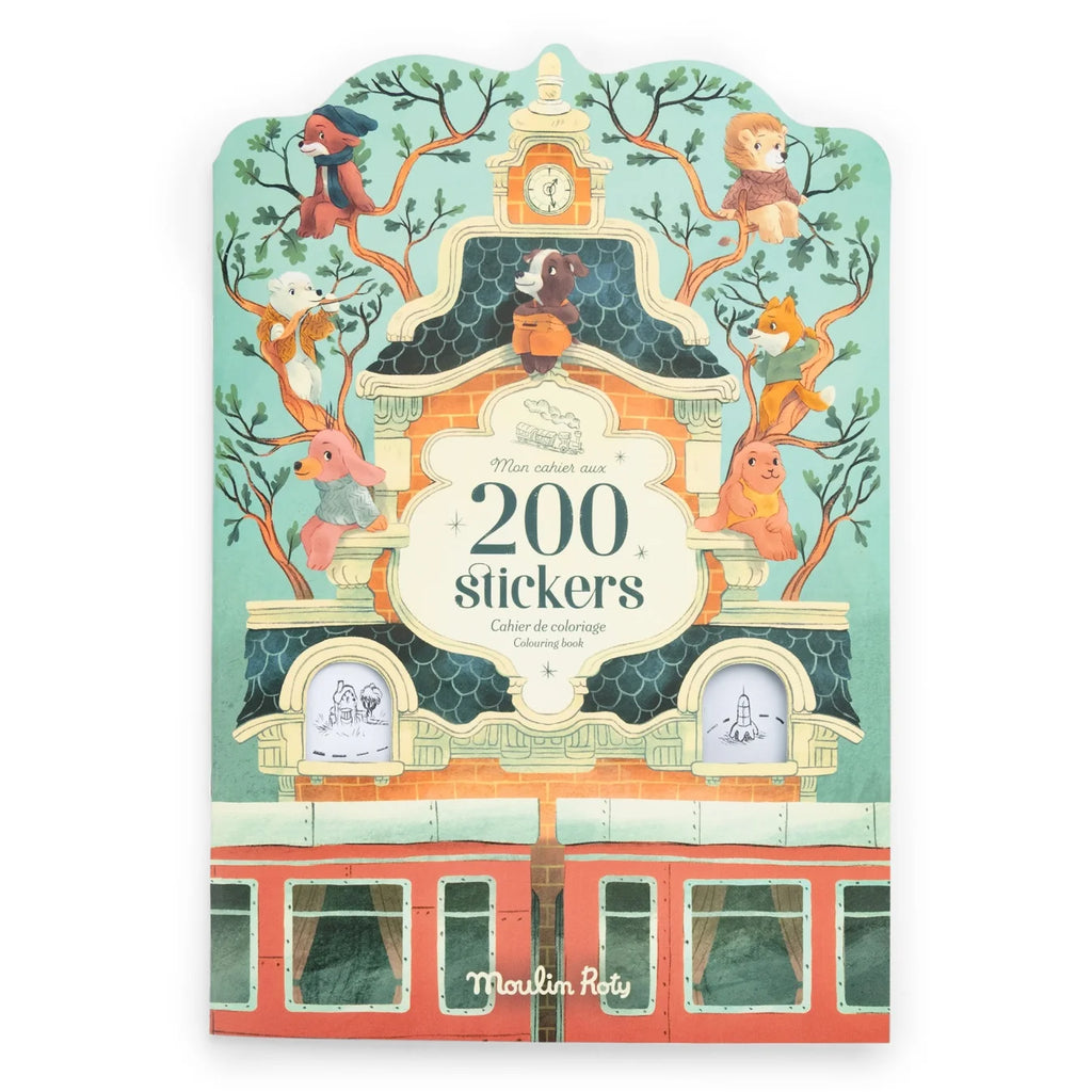 Quaderno da colorare con 200 adesivi, La banda di Jojo