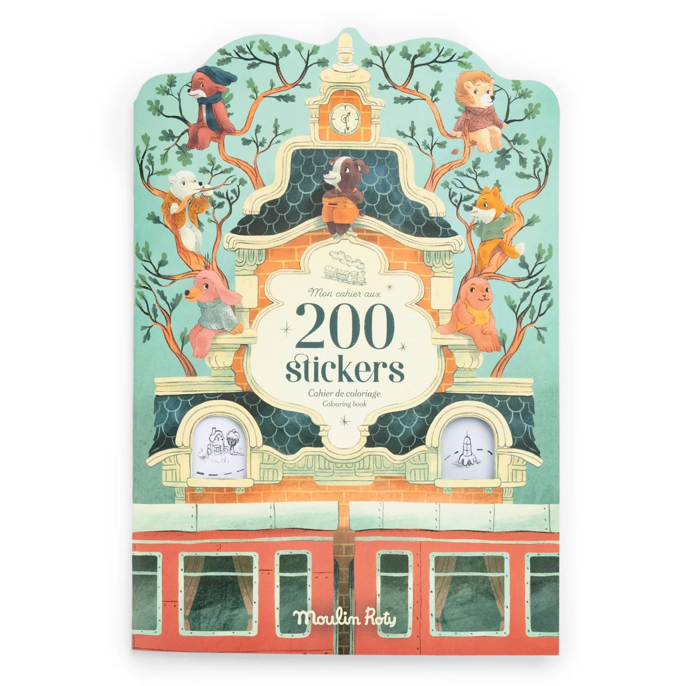 Quaderno da colorare con 200 adesivi, La banda di Jojo