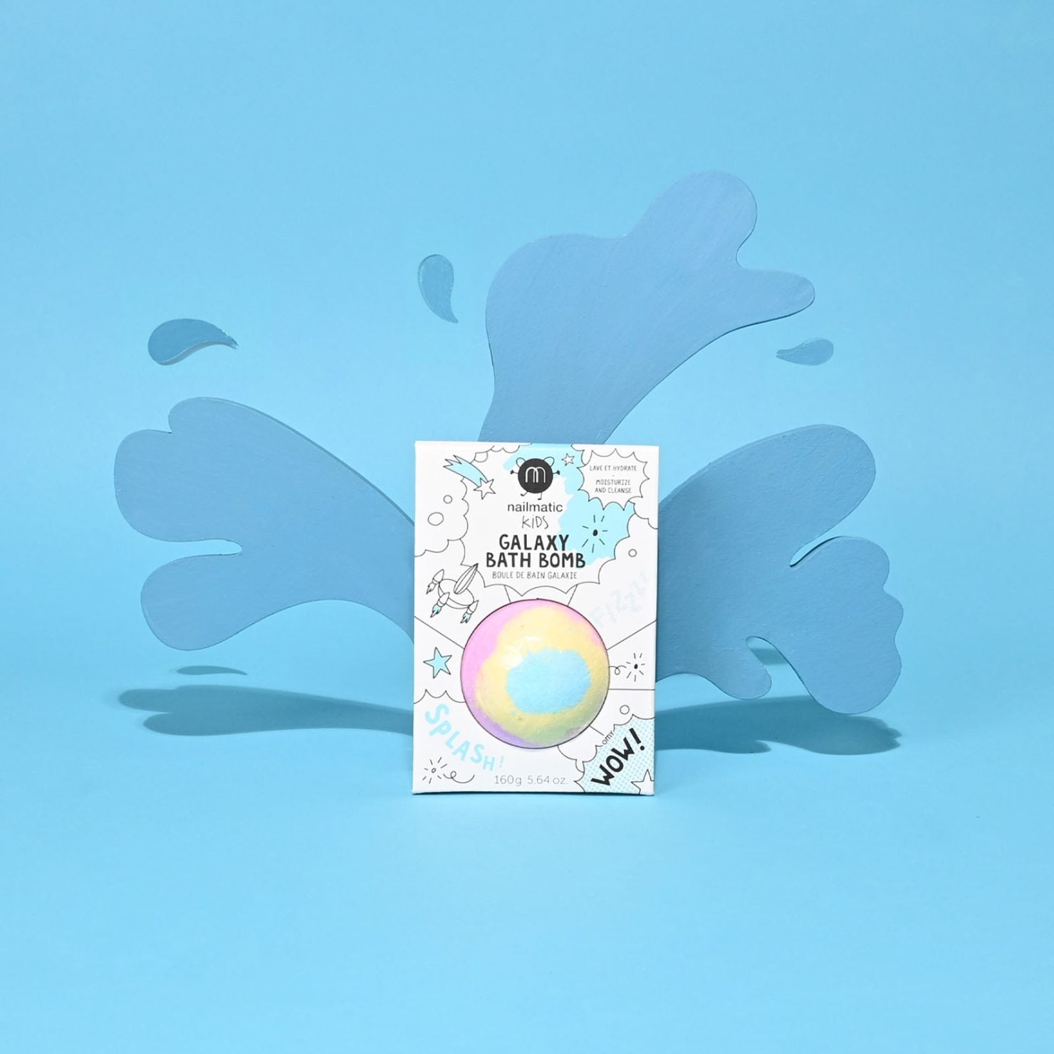 Bomba da bagno Giallo, Rosa e Blu