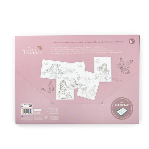 24 Drawing templates, Les Rosalies