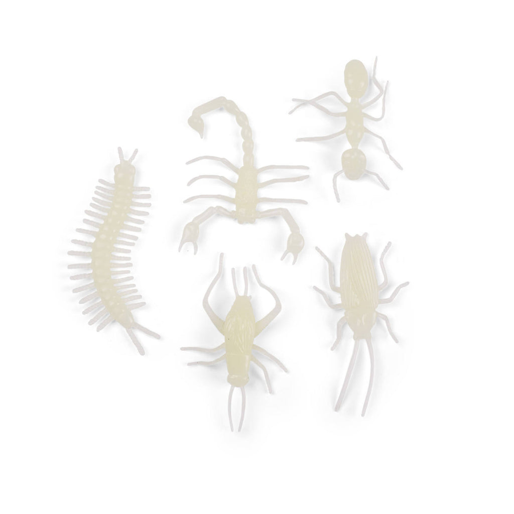 Glow in the dark insects, 5 pieces