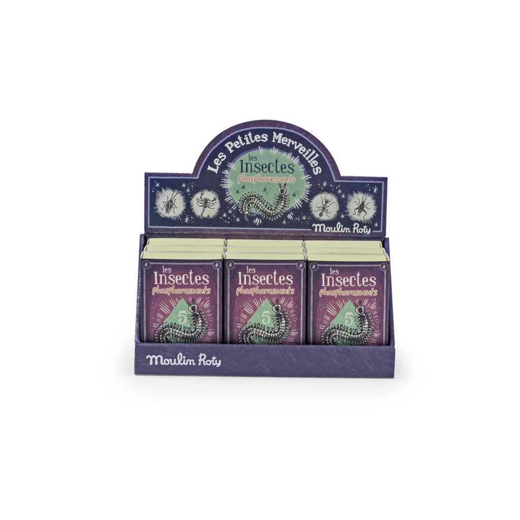 Glow in the dark insects, 5 pieces