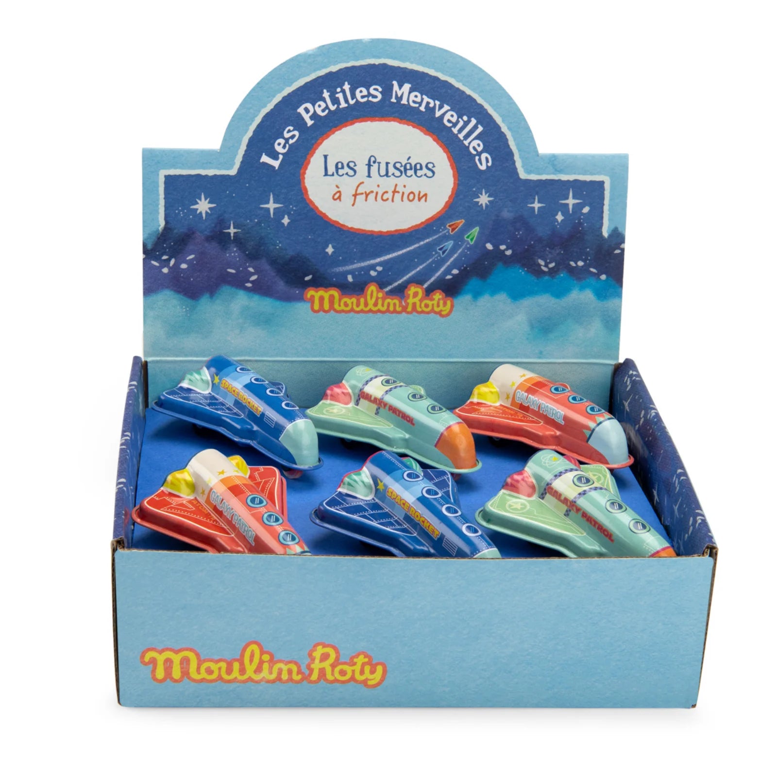 Tin friction space rocket