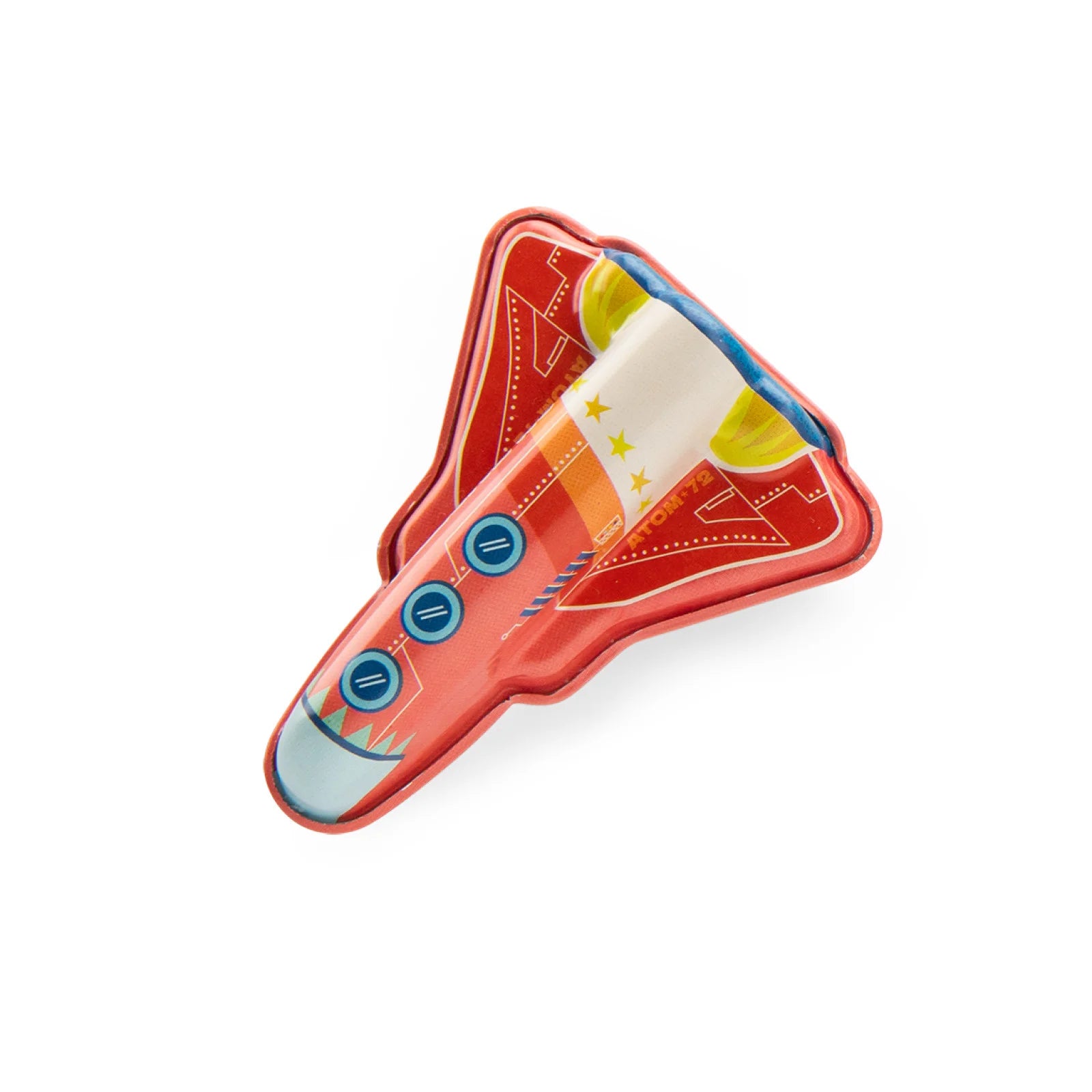 Tin friction space rocket
