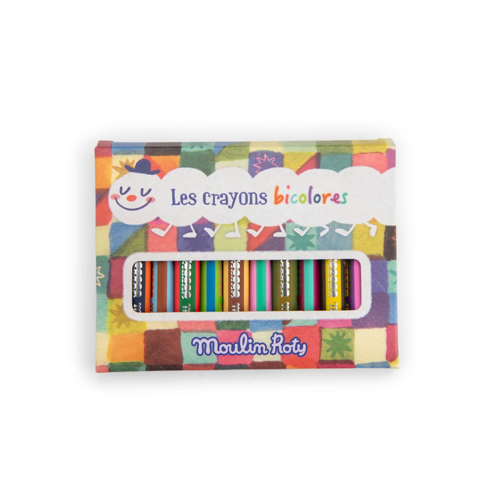 Bicolour colouring pencils set