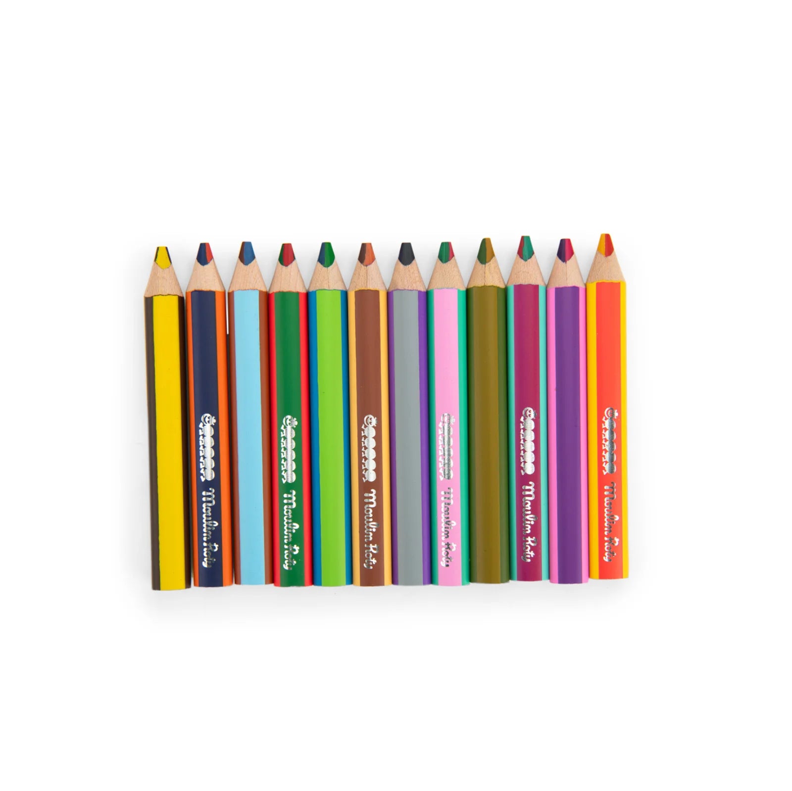 Bicolour colouring pencils set